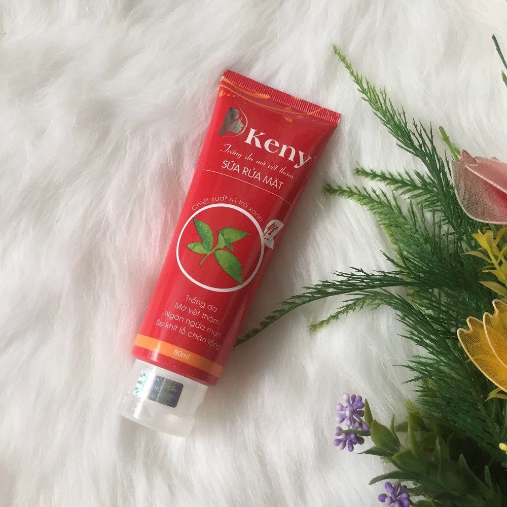 Sữa rửa mặt trắng da - mờ vết thâm - ngăn ngừa mụn - se khít chân lông keny 80ml