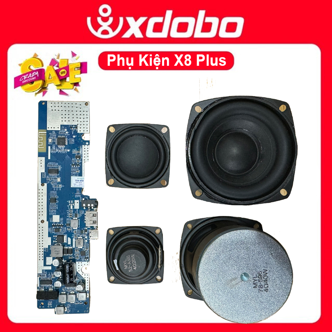 Phụ kiện loa bluetooth xdobo x8 plus công suất 80w - chính hãng