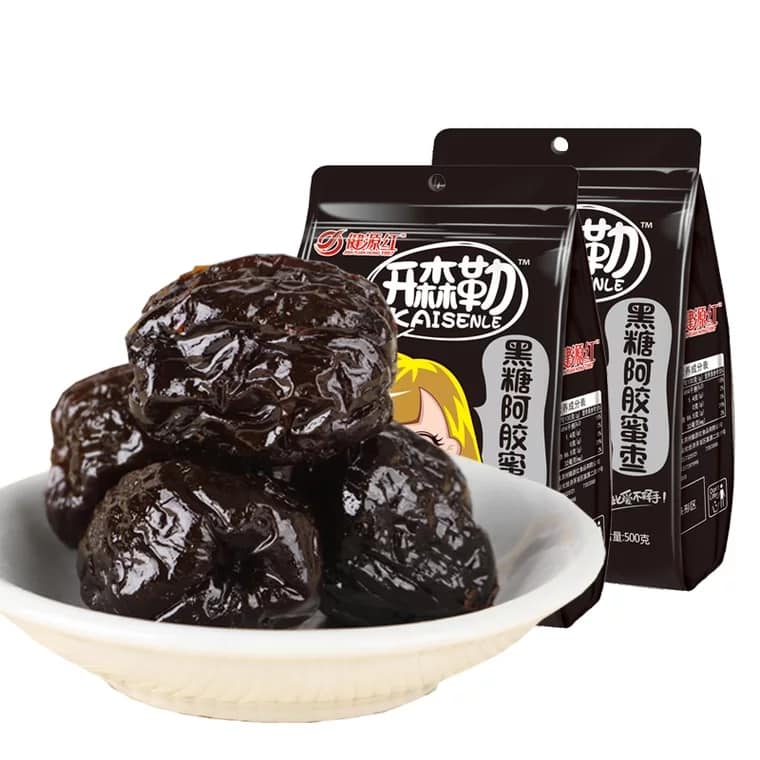 [HCM]Mứt Táo đường đen không hạt (bịch 500g)