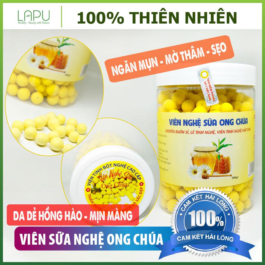 Viên Tinh nghệ Mật ong Rừng 500g. Viên Nghệ Thơm Ngon, Dễ Ăn. Có chứng nhận ATTP