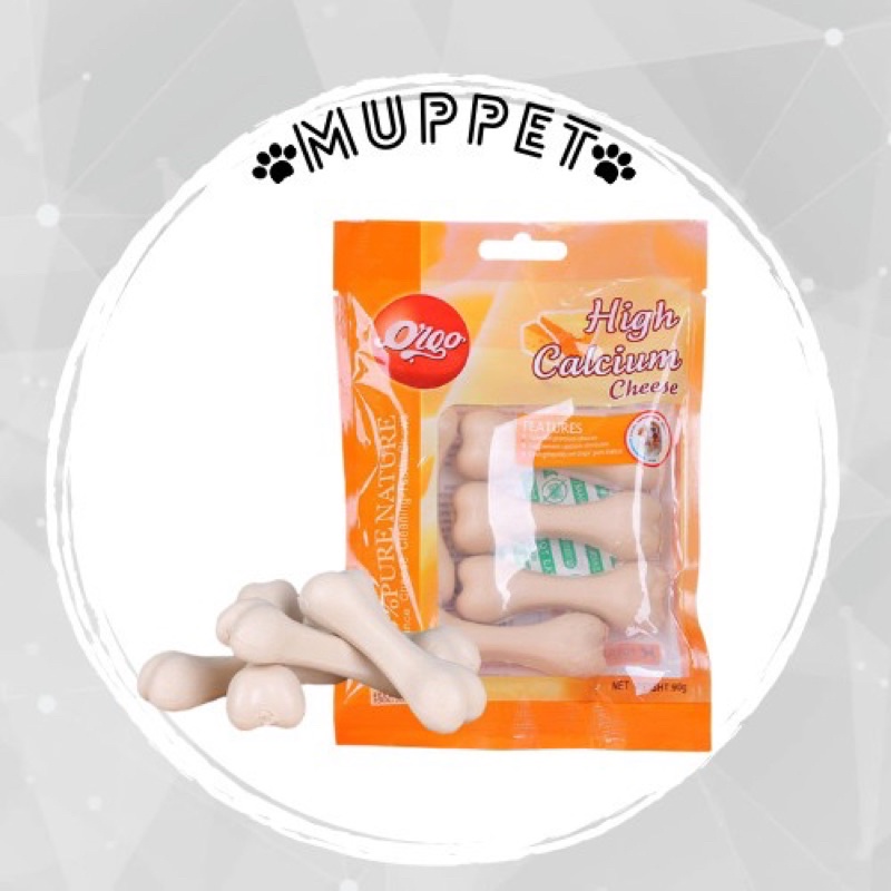 Xương Gặm Sạch Răng Orgo Hương Phô Mai 90Gr 5.0