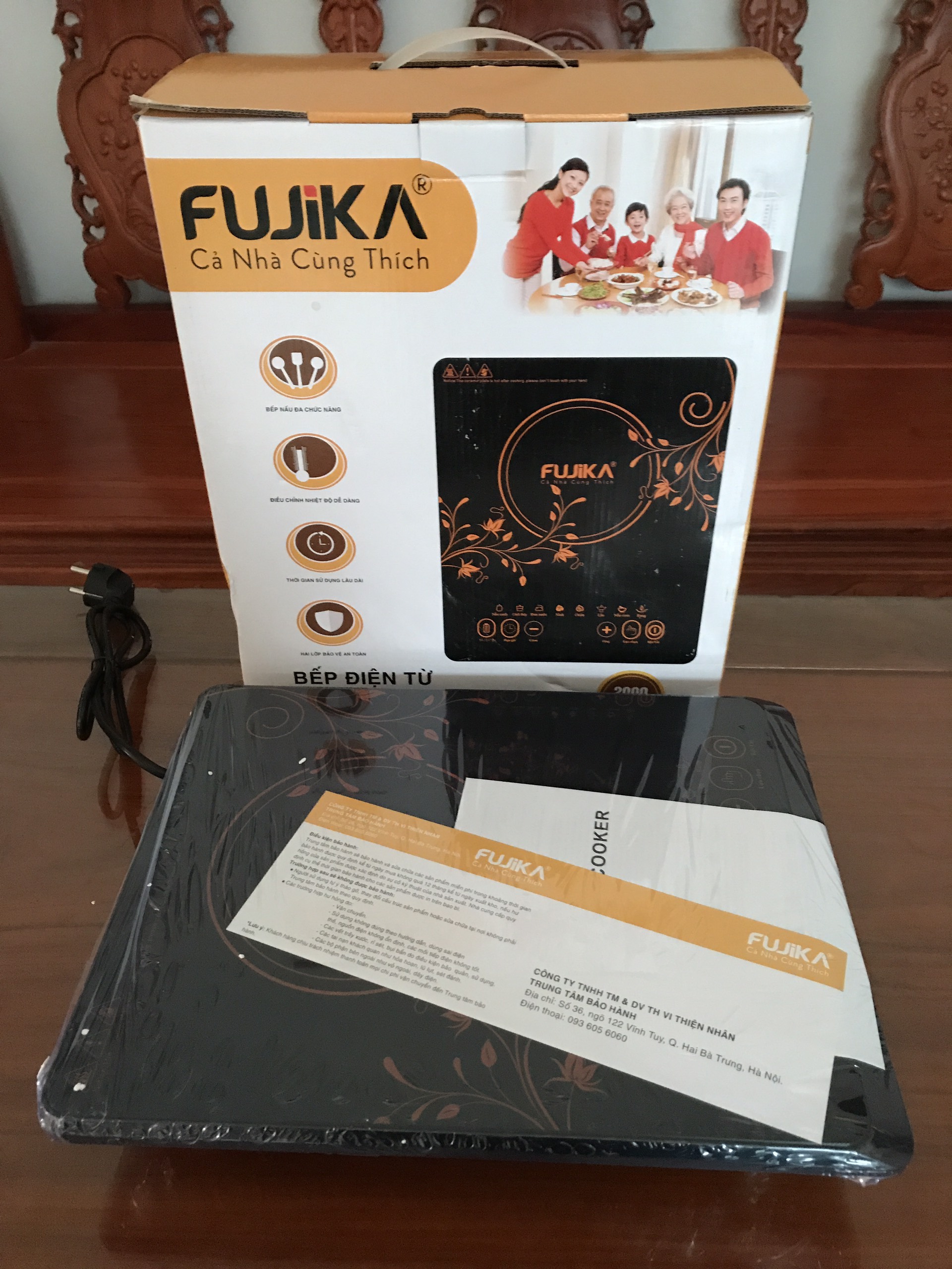 Bếp từ đơn fujika fj-bt1920