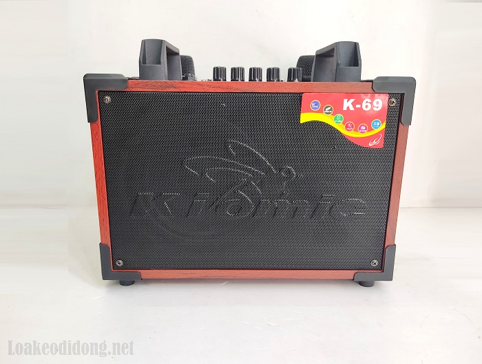 [HCM][LOA GIÁ RẺ] Loa karaoke Kiomic K69 - Loa kéo di động -Loa kiomic k69 kèm 2 micro không dâynghe nhạc hát karaoke trợ giảng.Kích Thước Nhỏ GọnÂm Thanh Cực Tobass cực êmCông Suất Lên Đến 20wHỗ Trợ USBThẻ nhớ Phù hợp hát karaoke...