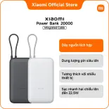 Pin sạc dự phòng Xiaomi Power Bank 20000mAh (Integrated Cable)