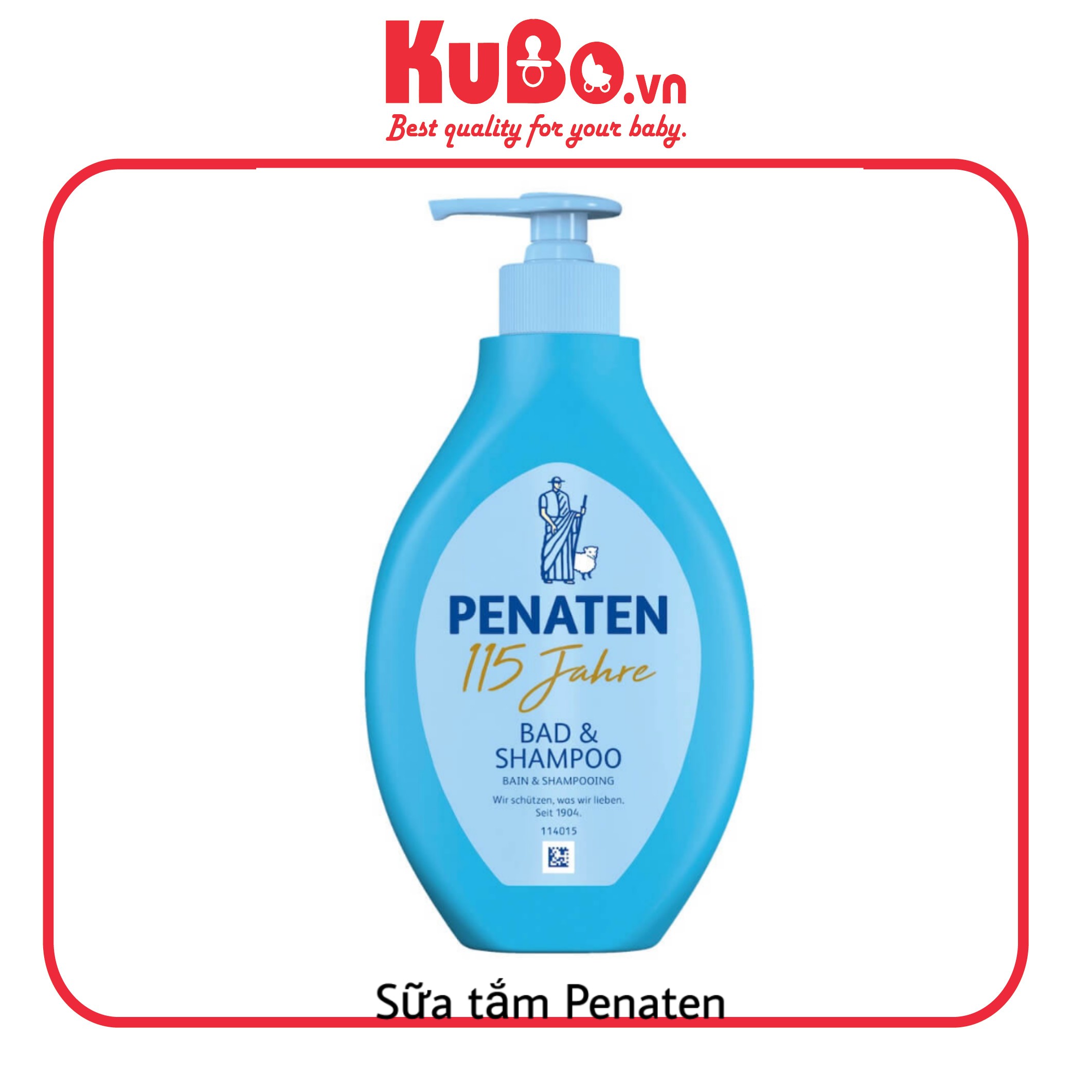 Sữa Tắm Gội Penaten Bad & Shampoo Cho Trẻ Sơ Sinh 400ml
