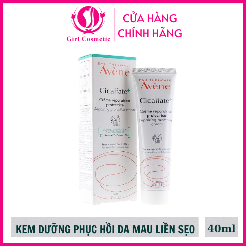 Kem Avene Cicalfate làm lành sẹo, phục hồi da 40ml mẫu mới