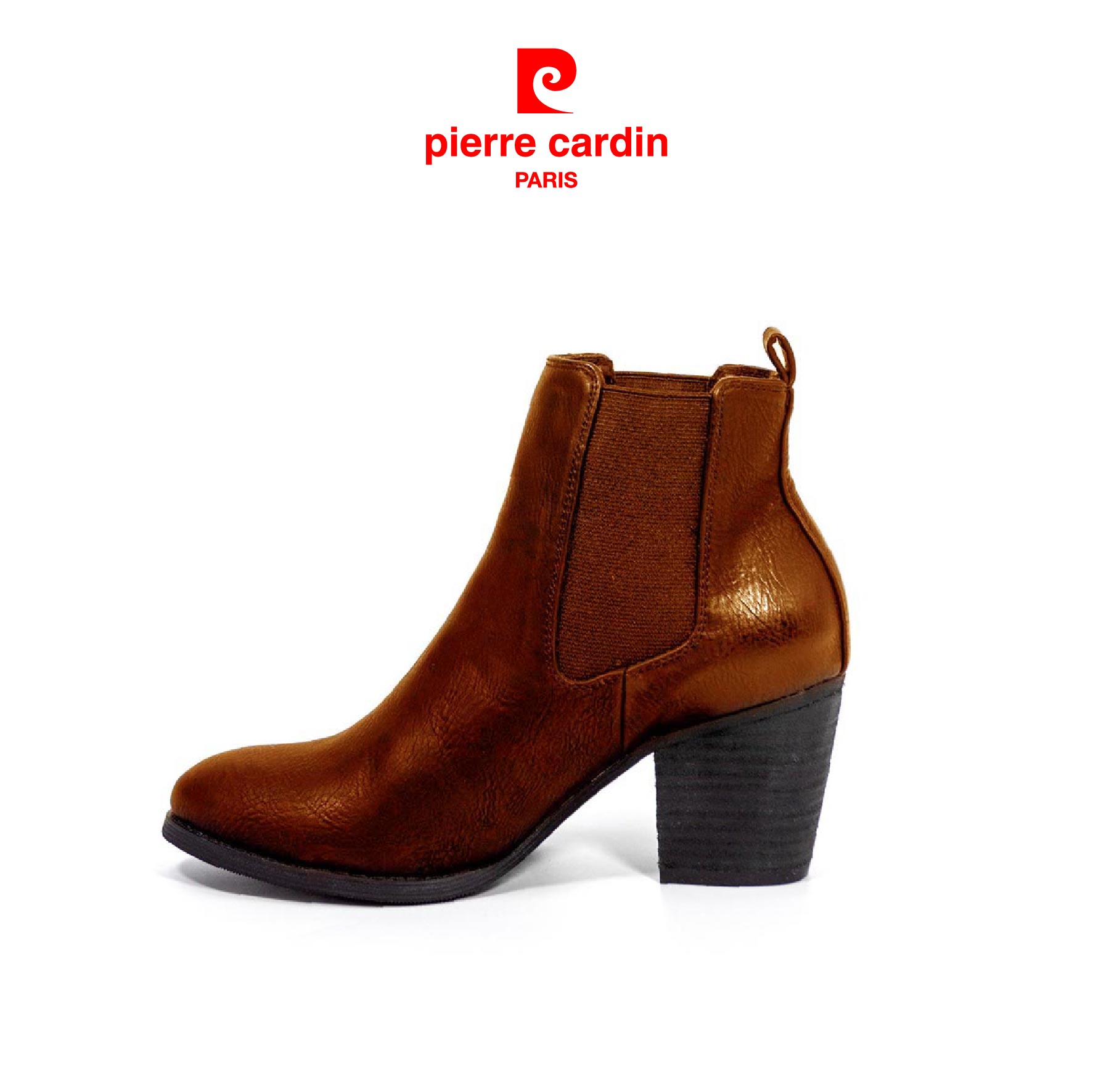 Giày Boots Nữ Icy, Chất Liệu Da Cao Cấp, Đế Cao Su Tổng Hợp Độ Cao 7cm, Cổ Cao 16cm Pierre Cardin - PCWFWSF 152