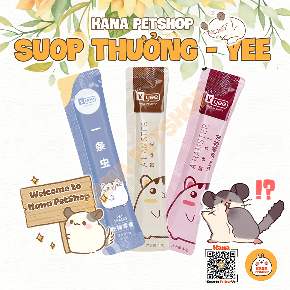 Súp Thưởng Yee Thức Ăn Hamster 🐹FREESHIP🐹 Đồ Ăn Dặm Soup Dinh Dưỡng Dạng Gel Sốt Hiệu Yee Cho Hamster ...