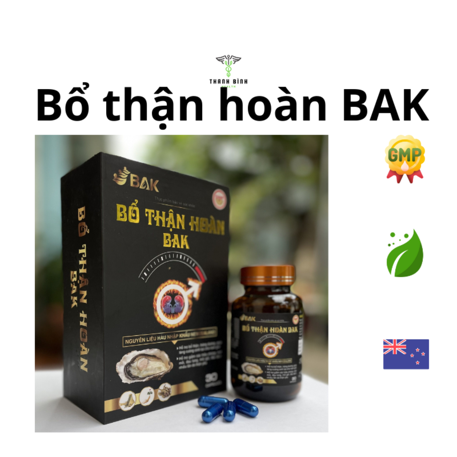 Viên uống thảo dược bổ thận hoàn bak