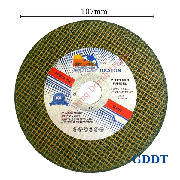 Đá cắt sắt - mài- dũa -phi 100mm - 10cm - 4 inch - loại tốt -