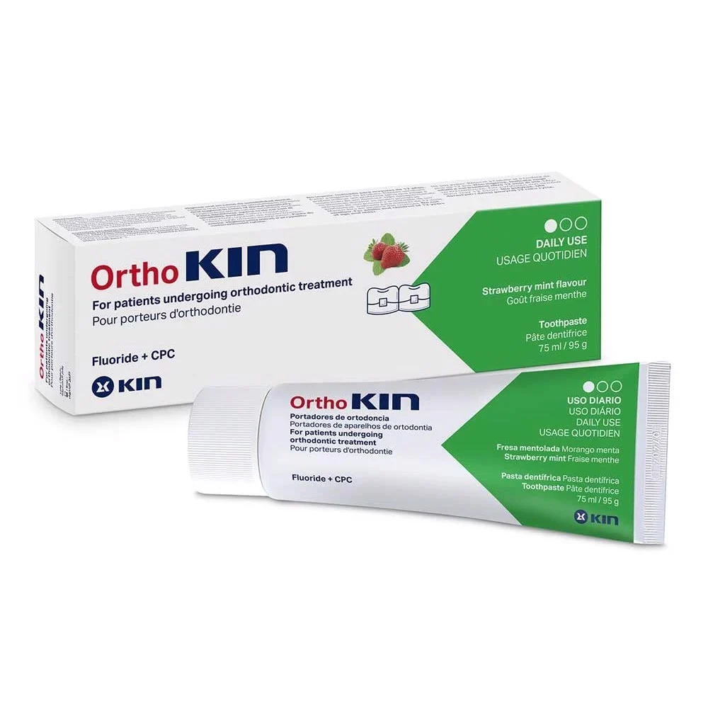 Kem đánh răng cho răng chỉnh nha răng niềng Ortho Kin 75ml - Tây Ban Nha | Marathon Dental
