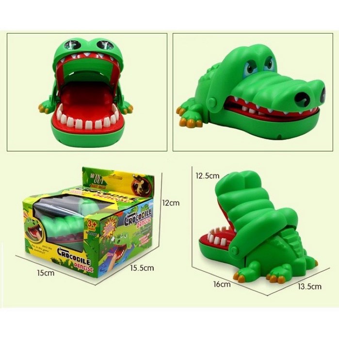 Đồ Chơi Khám Răng Cá Sấu Crocodile Dentist crocodylidae cắn tay Cỡ Lớn