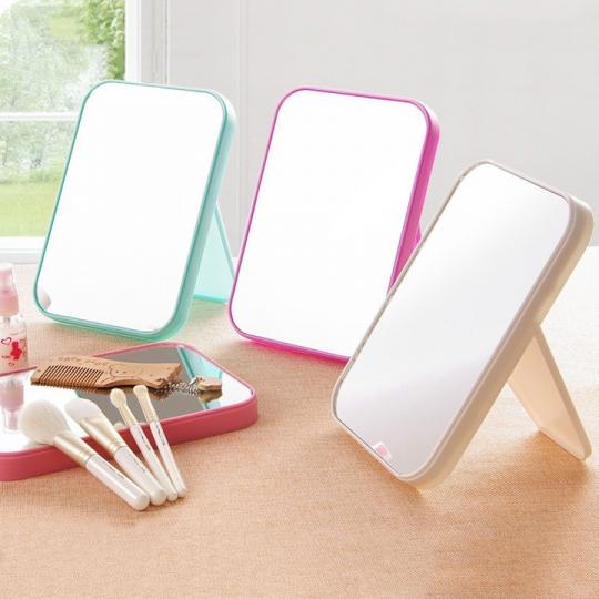 [HCM]GƯƠNG SOI TRANG ĐIỂM ĐỂ BÀN THÔNG MINH - GƯƠNG ĐỂ BÀN TRANG ĐIỂM GẤP GỌN HÌNH CHỮ NHẬT TIỆN LỢI