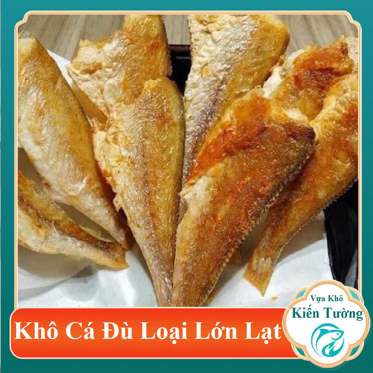 KHÔ CÁ ĐÙ LOẠI LỚN- SIZE ĐẠI- 250G Ngon To Tươi Ngon-Vựa Khô Kiến Tường