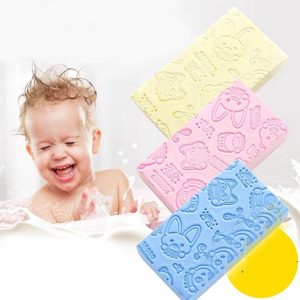 Bông Tắm Bọt Biển Tẩy Da Chết Cho Bé Hàn Quốc