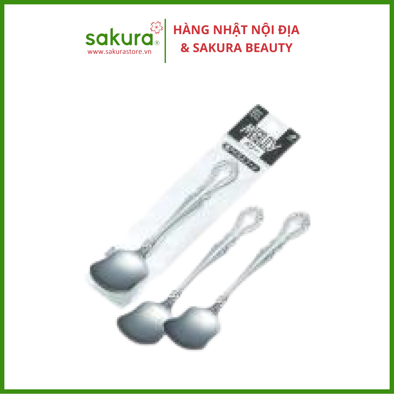 Set 3 thìa inox ăn kem- Hàng Nhật nội địa