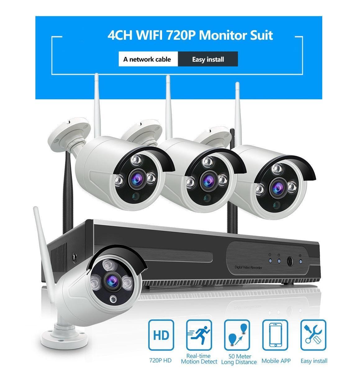 Bộ KIT Camera 2.0MP Thân XMEYE Ngoài Trời 3 LED + Đầu Ghi 4 Kênh + Nguồn Camera (Chưa gồm ổ cứng)