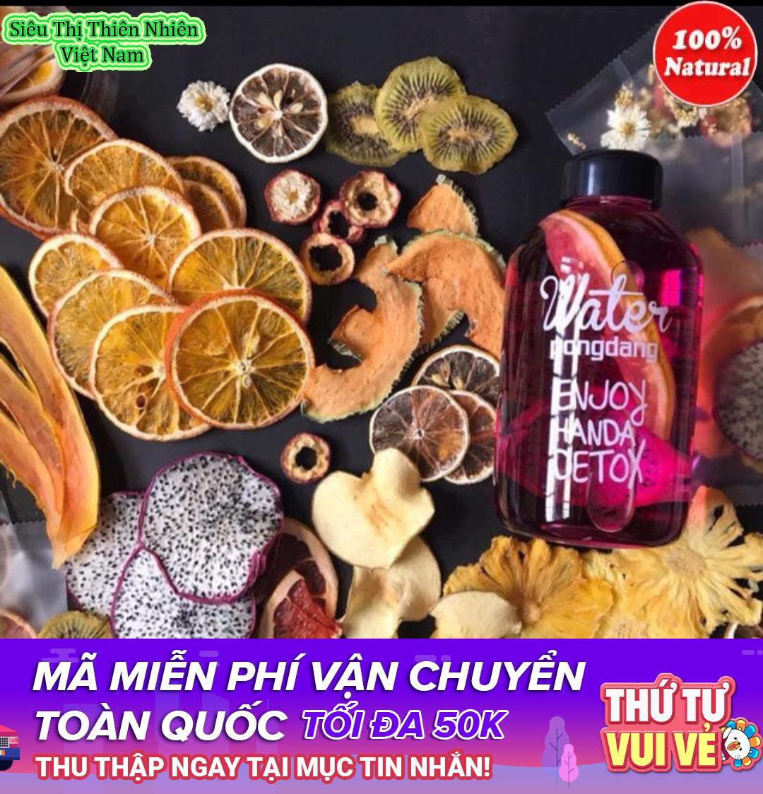 Hộp 20 gói Trà detox hoa quả sấy + quà tặng. Bấm theo dõi shop nhận ngay voucher 5% không điều kiện