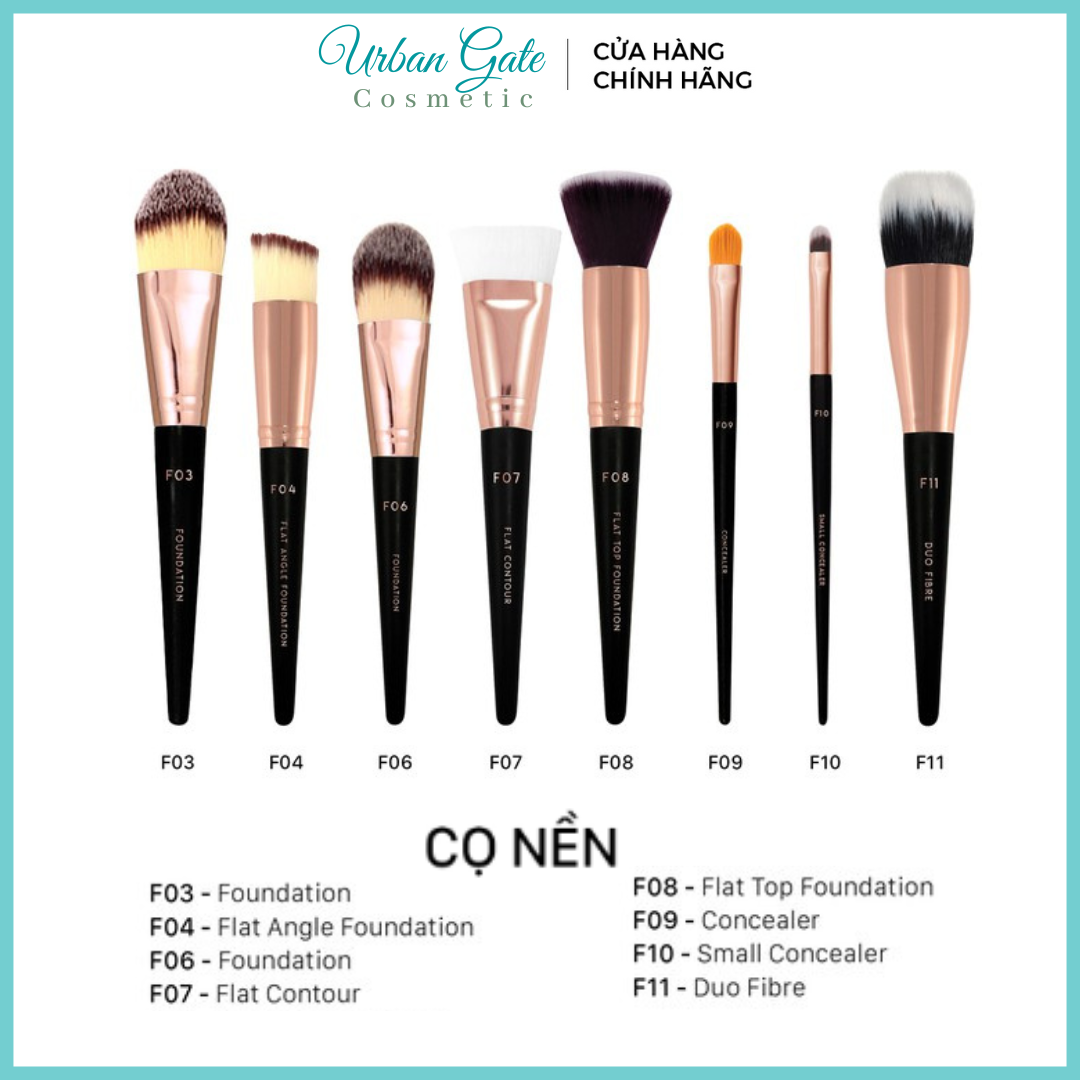 Cọ che khuyết điểm và tán highlight vacosi f03 - f04 -f06 - f07 - f08 - f09 cọ nền trang điểm cọ đánh khối