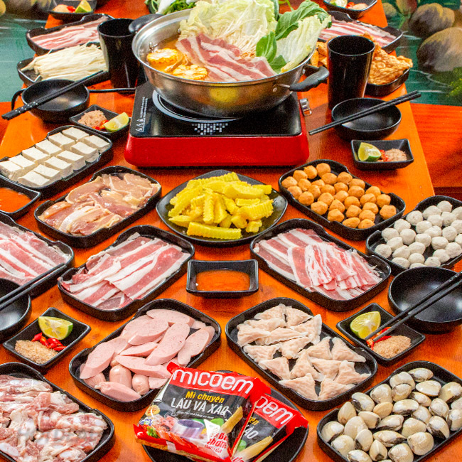 Combo Lẩu Nấm Haidilao Malatang bò Úc