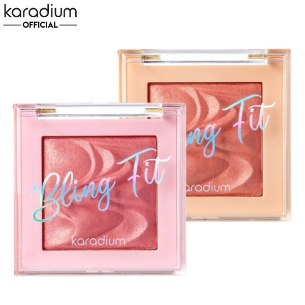 Phấn Má Hồng Karadium Bling Fit Cheek Lighter Powder Blush 4g