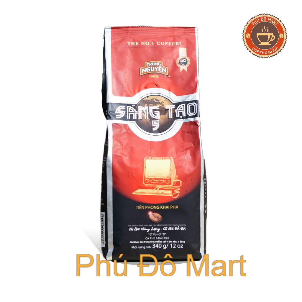 ( Freeship ) Cà Phê Pha Phin Trung Nguyên Sáng Tạo 5 - Gói 340gr