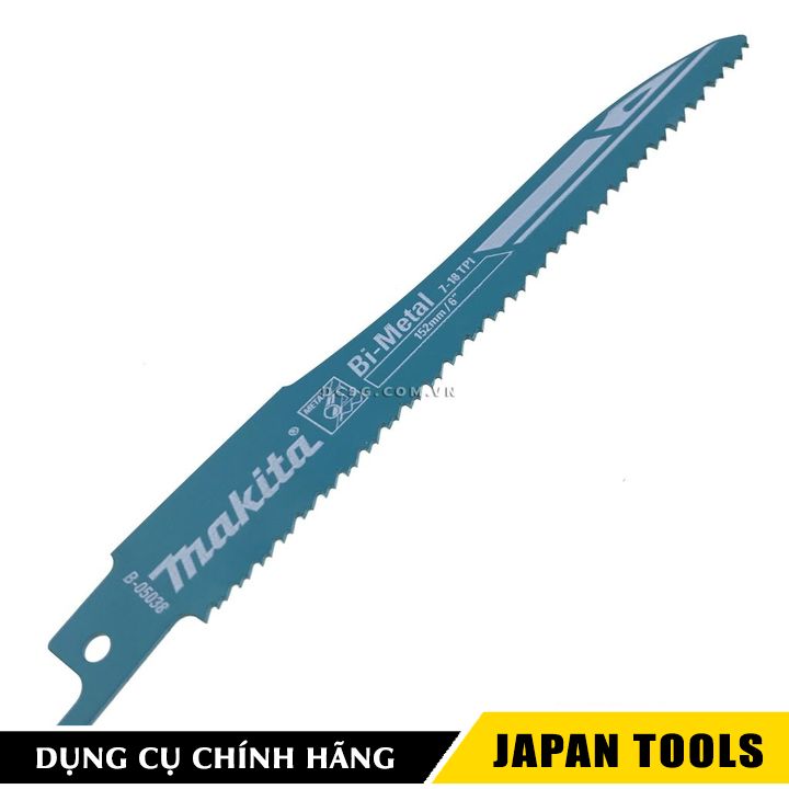 Lưỡi cưa kiếm kim loại 152x18x0.9mm makita b-05038 | japan tools