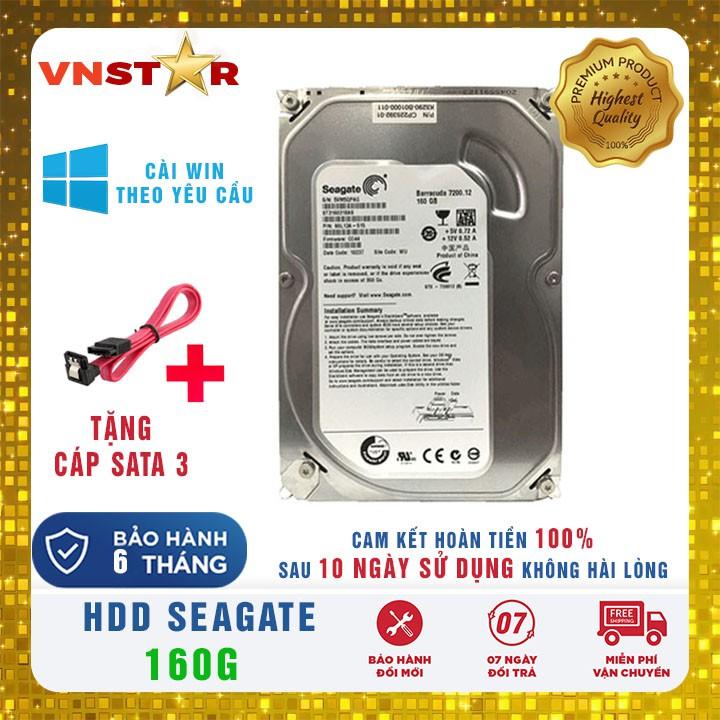 Ổ cứng hdd seagate 160gb - bảo hành 6 tháng 1 đổi 1