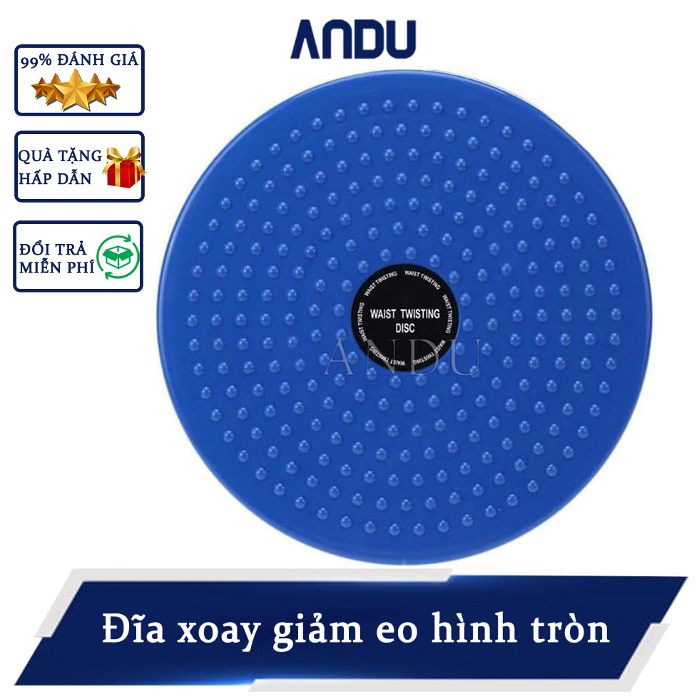 Đĩa Xoay Eo Tập Thể Dục 360 Độ, Bàn Xoay Eo Giữ Dáng Giảm Mỡ Bụng