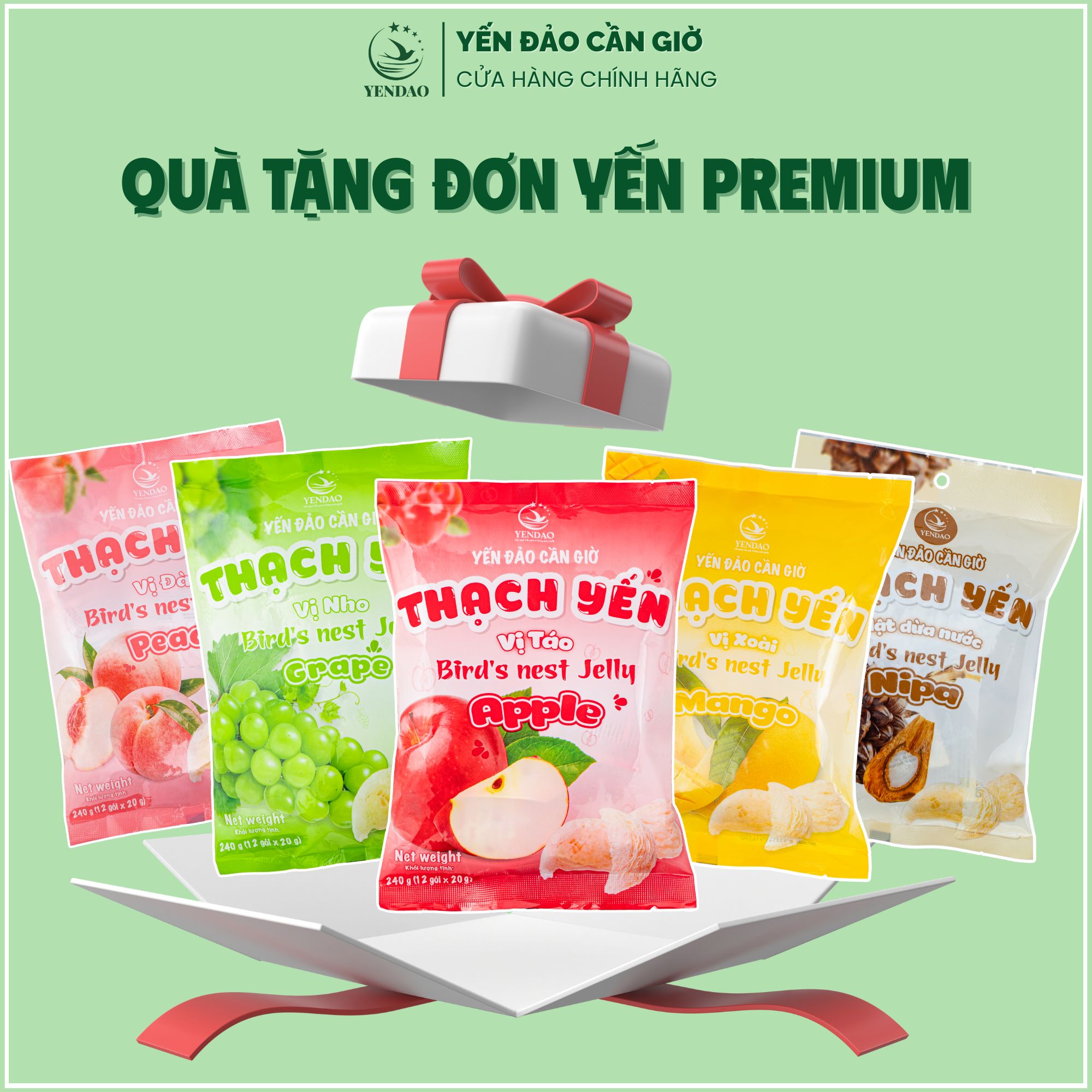 Yến Đảo - Quà Tặng Cho Đơn 1290k Thạch Yến Thanh Mát Ngọt Dịu Dinh Dưỡng Cho Sức Khỏe