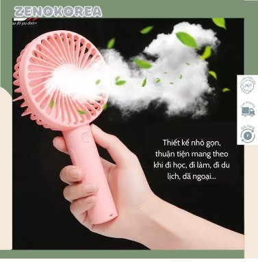 Quạt mini cầm tay tích điện 3 chế độ gió , dây cáp sạc và chân đế quạt sạc tích điện usb mini fan