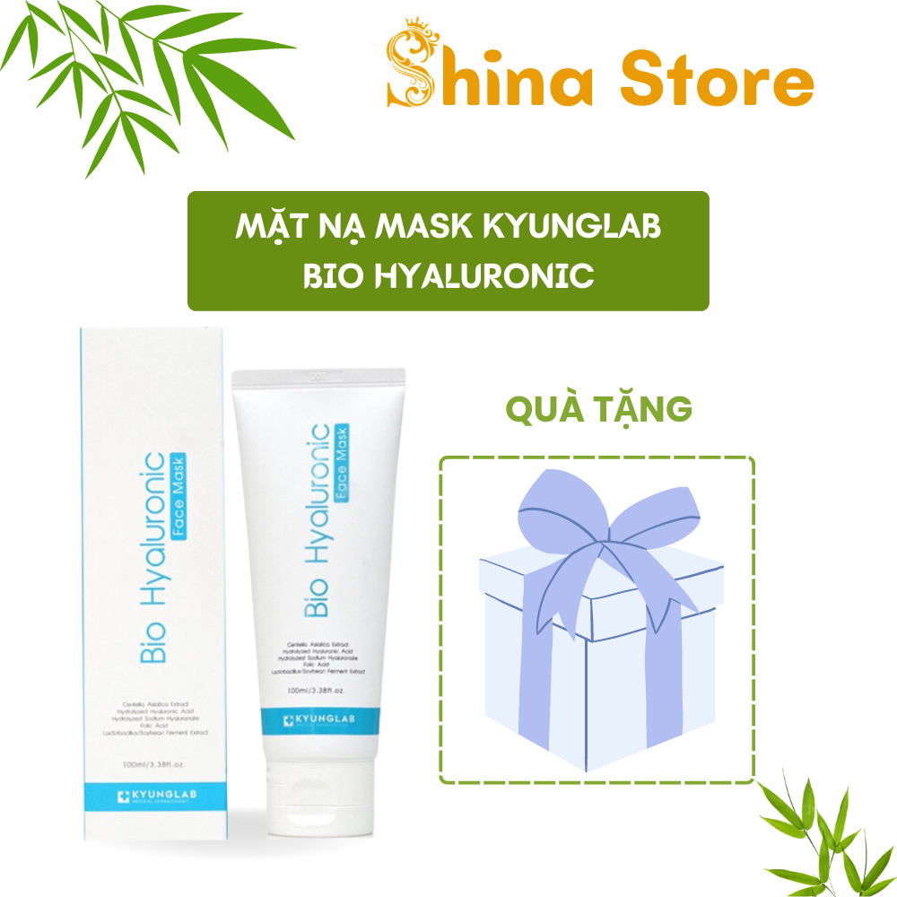 Mặt nạ mask kyung lab bio hyaluronic chính hãng mặt nạ b9 face mask 100ml hỗ trợ phục hồi và tái tạo da cấp ẩm sâu giảm kích ứng phù hợp cho da nhạy cảm da treatment - shina store