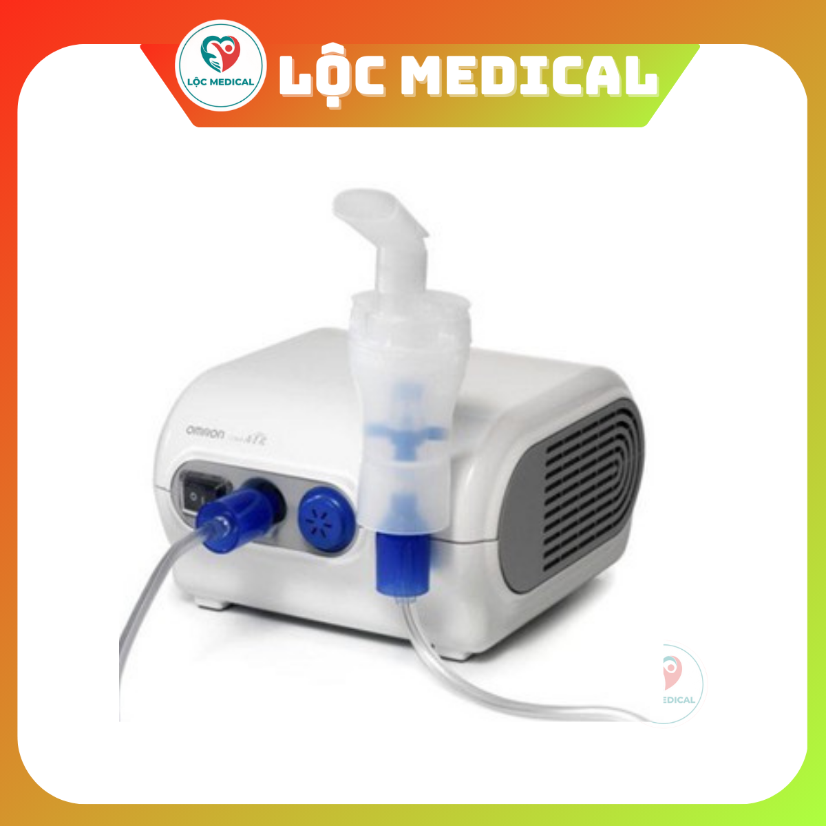 Máy xông mũi họng Omron NE-C28 Hỗ trợ hô hấp, viêm mũi, viêm họng, bền đẹp , người lớn và trẻ em . BH chính hãng 2 năm