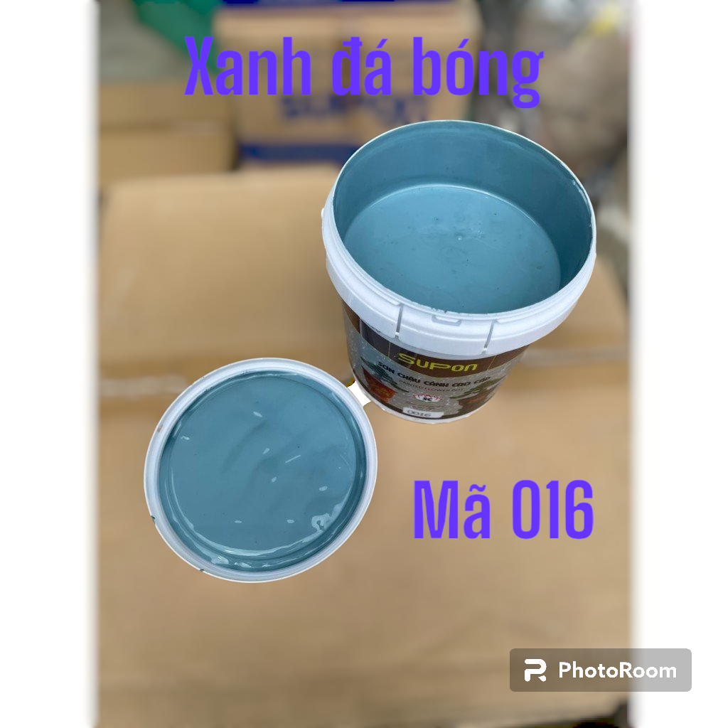 Sơn màu xanh đá bóng, sơn chậu cảnh chuyên dụng, ngoại thất