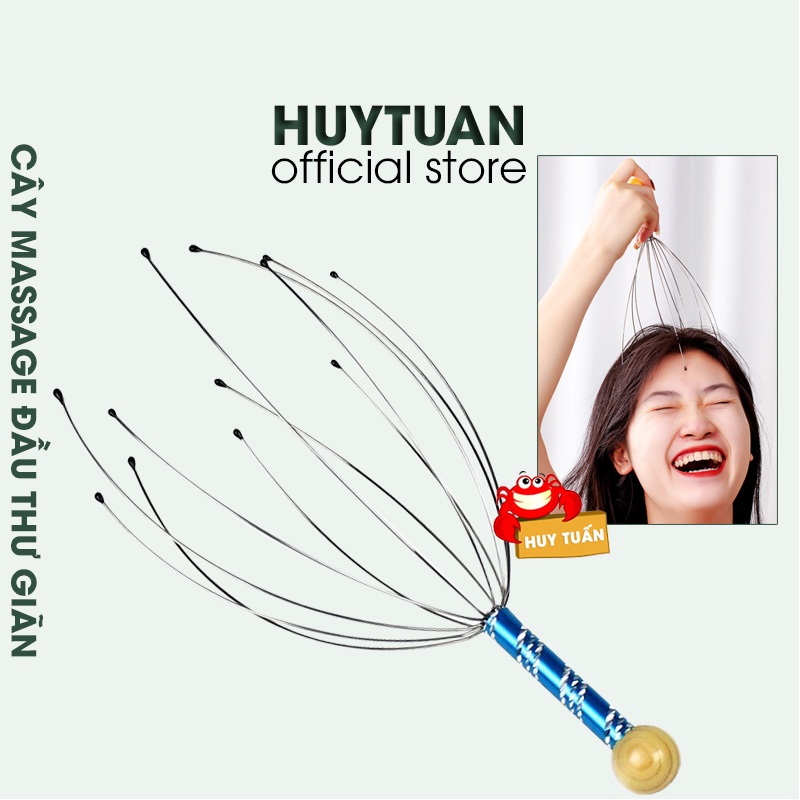 Combo 5 dụng cụ massage đầu tiện dụng