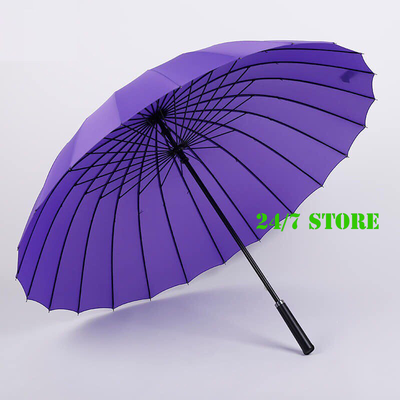 Ô dù cỡ lớn 24 nan, ô dù đi mưa, Cây Dù Che Mưa Cây Dù Che Nắng, Đường kính 116 CM, Dành Cho 3 Người, ô chống lật siêu chắc chắn