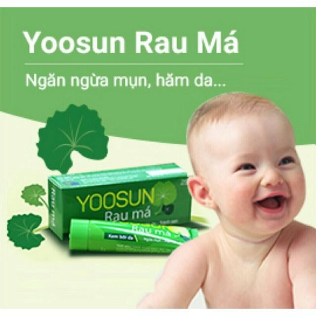 Yoosun Rau Má Ngừa Rôm Sảy, Mẩn Ngứa , Muỗi Đốt, Côn Trùng Cắn, Hăm Tã