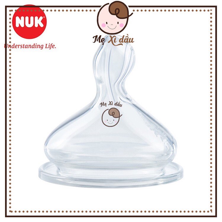 Núm ti cao su thay thế bình sữa NUK Premium Choice