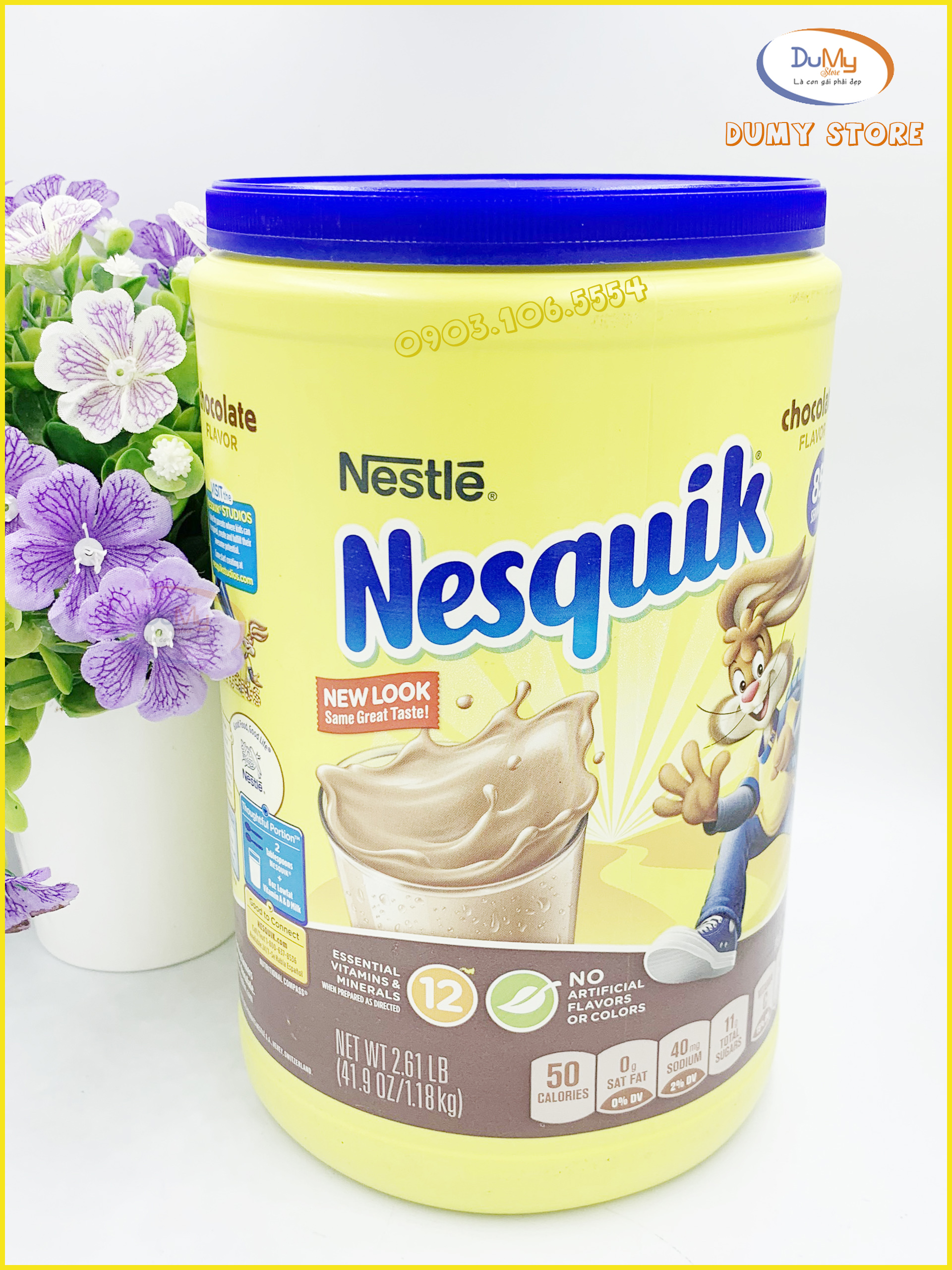 Bột sữa socola nestle nesquik chocolate 1.18kg - usa