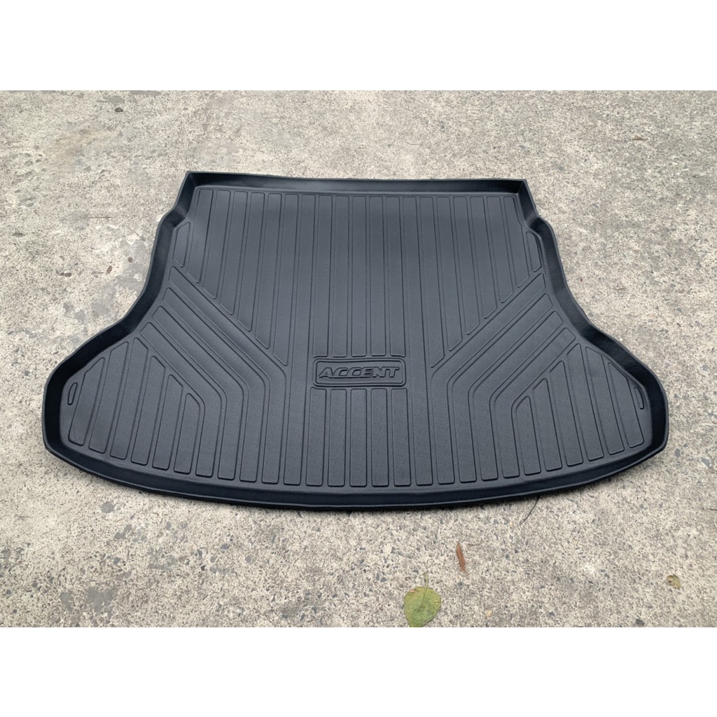 Lót Cốp Nhựa Xe Hyundai Accent 2018 2019 2020 2021 2022 Chất Liệu Nhựa Dẻo Cao Cấp Chống Thấm Nước, Không Mùi, Có Độ Bền Cao, Dễ Dàng Vệ Sinh Lau Rửa