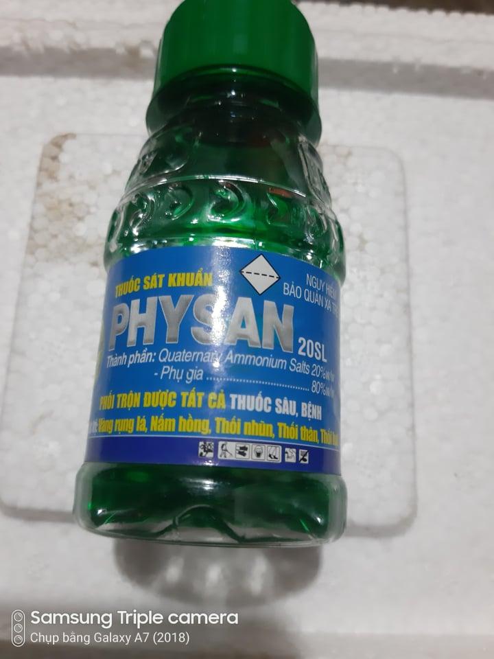 Dung dịch sát khuẩn trừ nấm bệnh cây trồng Physan 20 SL chai 100ml