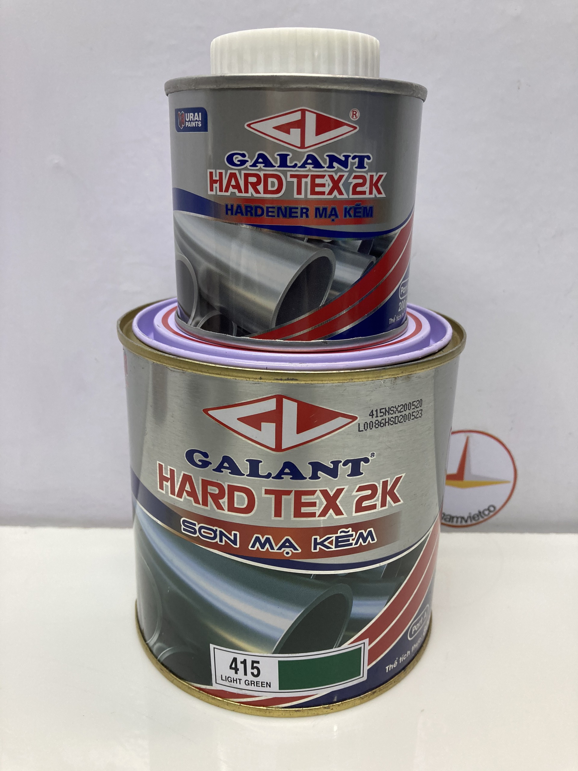 Sơn sắt mạ kẽm không cần lót Hard Tex 2K 415 1L