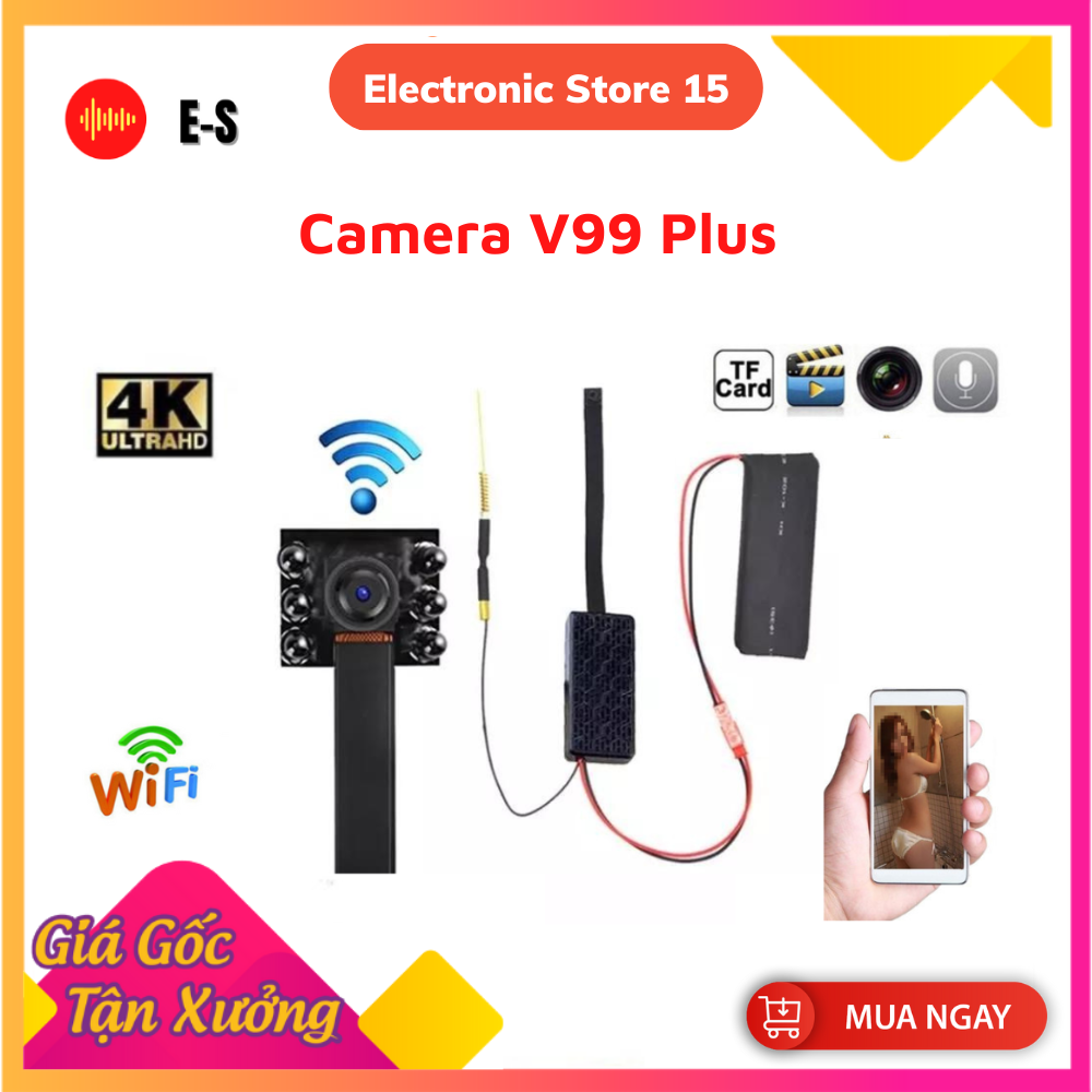 Camera Mini V99 Plus- Camera GIAU KIN