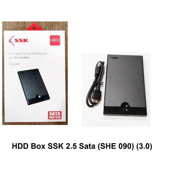 Box ổ cứng di động SSK SHE090 chuẩn USB 3.0 Hộp đựng ổ cứng SATA 2.5 HDD