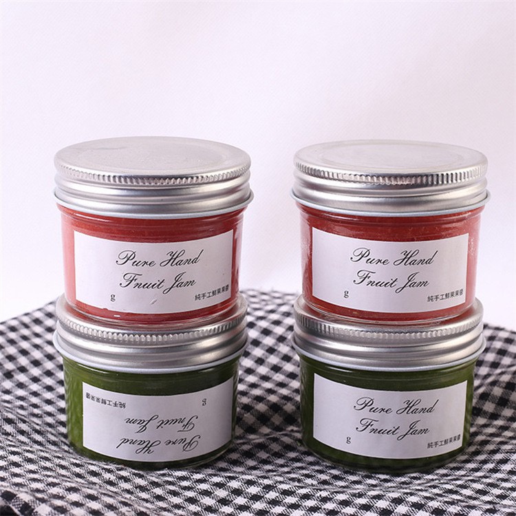 Combo 4 hũ thủy tinh 100ml nắp bạc làm bánh plan, hũ làm sữa chua, hũ đựng mứt, hũ thủy tinh đựng