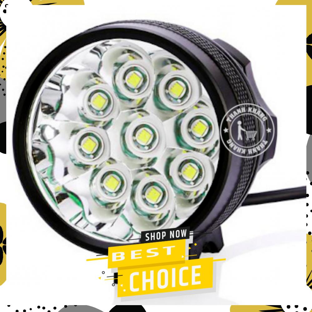 Bộ Đèn pha led trợ sáng 5 món CX-POWER L9 thương hiệu mỹ 40w 3 chức năng pha cos passing cho xe đạp Thanh khang