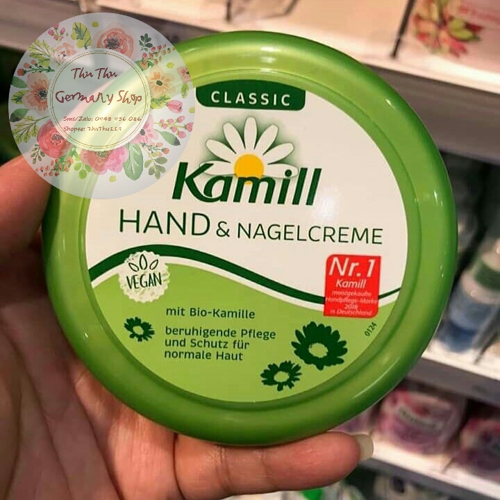 Hũ kem dưỡng tay/chân Kamill Đức