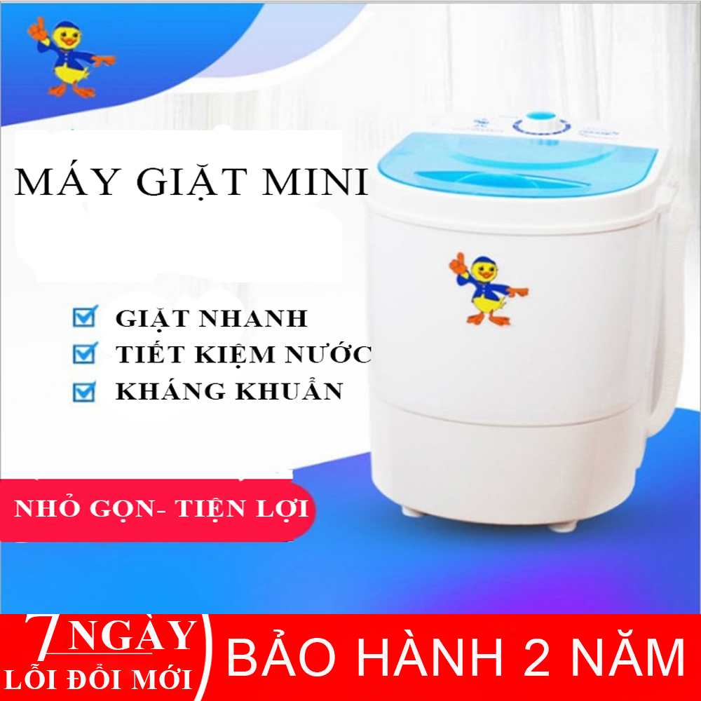 [7-11/12 VOUCHER 8%]Máy giặt mini siêu tiết kiệm công suất 260W, dung lượng 4.2kg BẢO HÀNH 2 NĂM, ĐỔI MỚI 1-1 TRONG 7 NGÀY NẾU CÓ LỖI