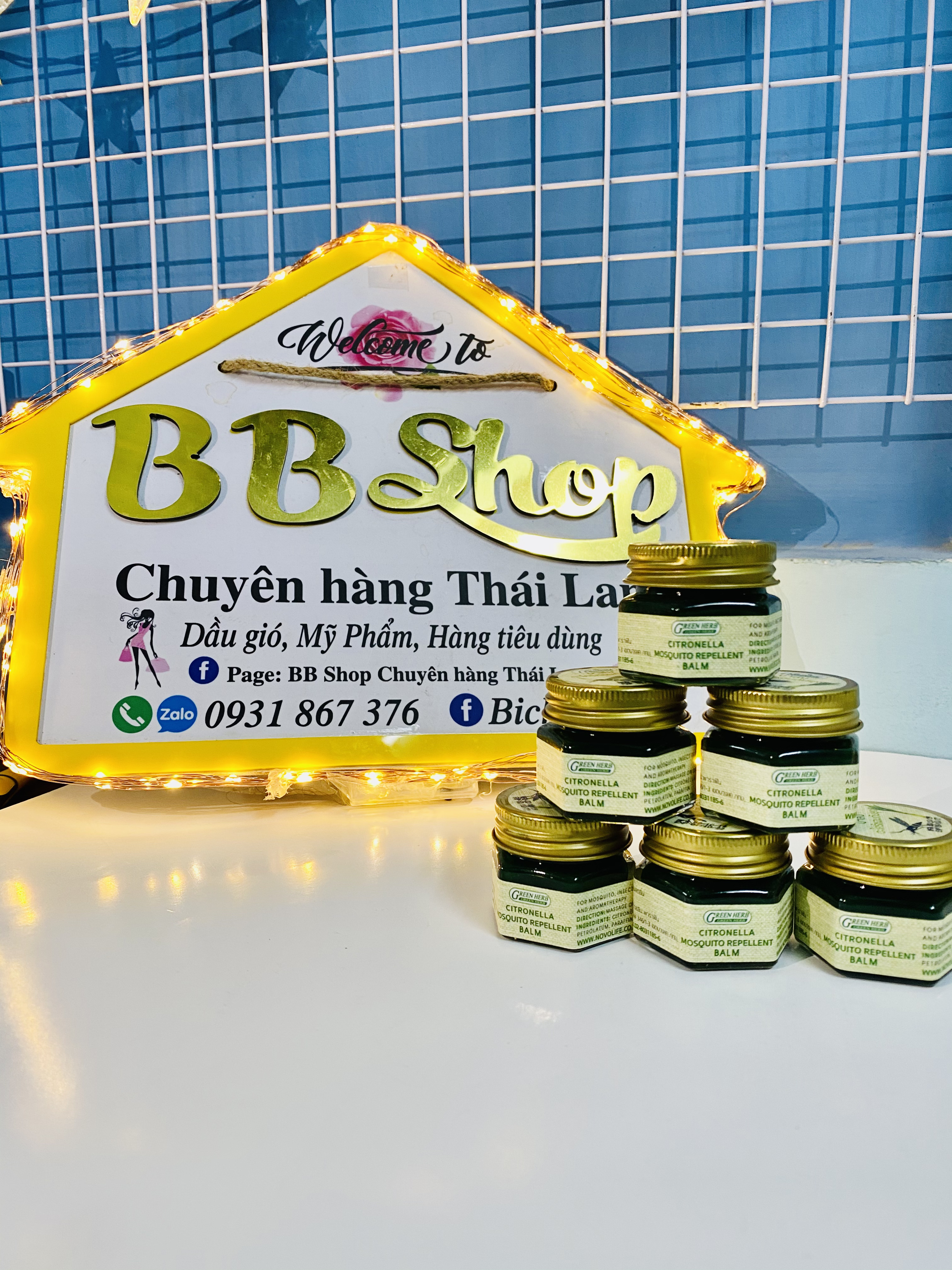 Dầu cù là tinh sả muỗi green herb 20gram