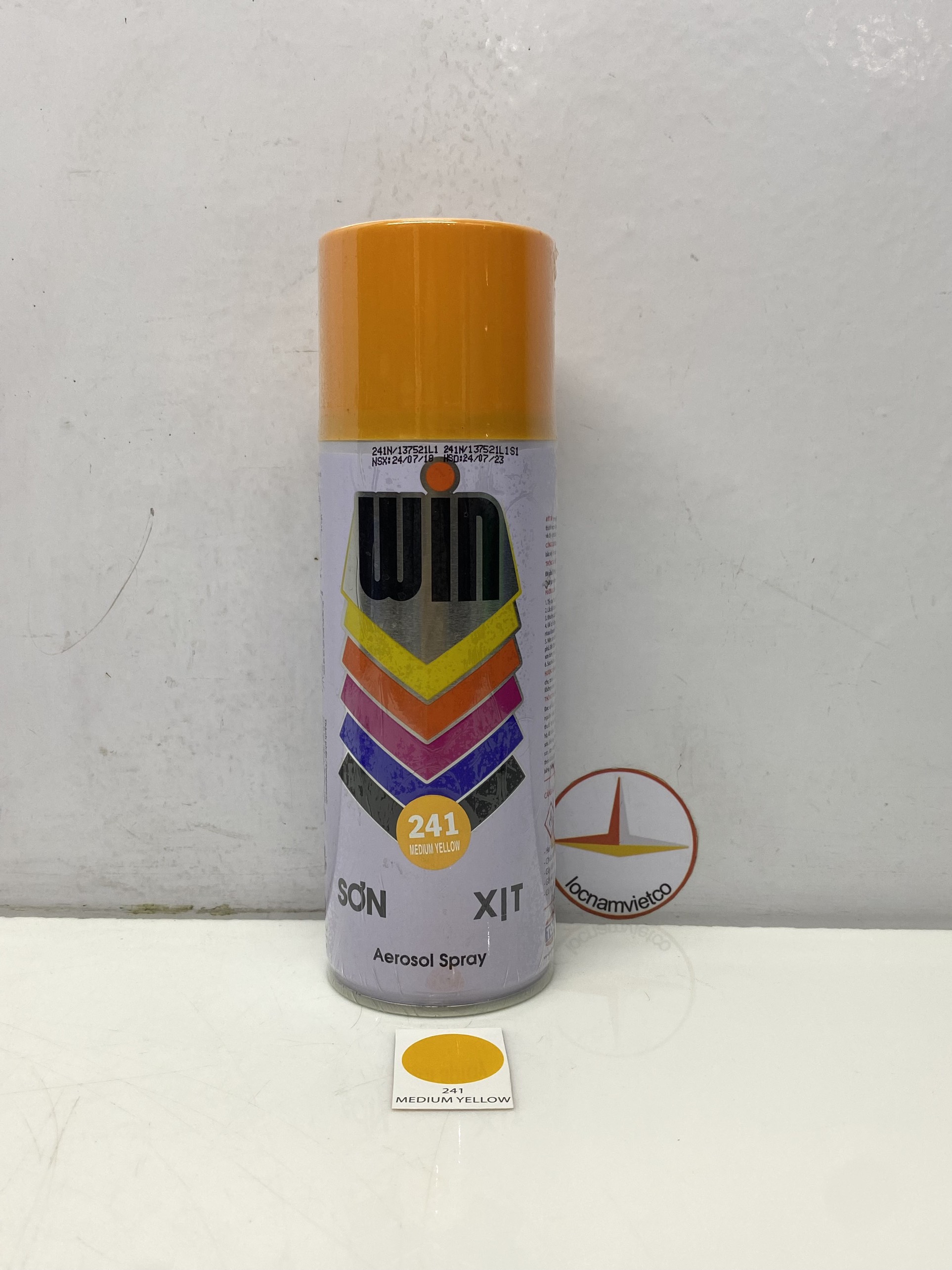 Sơn xịt win màu vàng nghệ 241 400ml